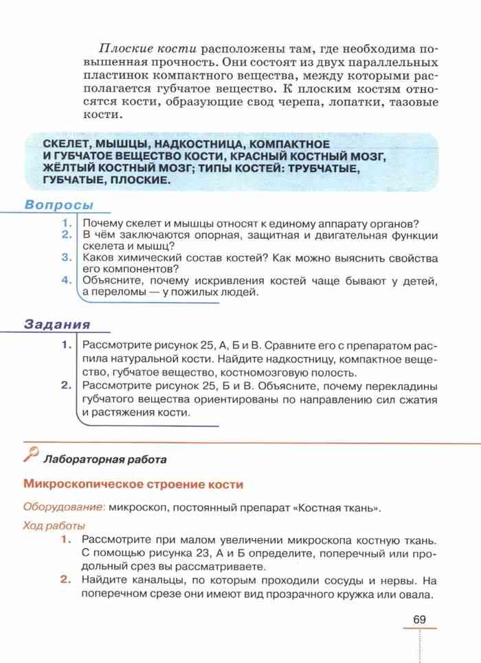 Учебник Биология 8 класс Колесов Маш Беляев читать онлайн